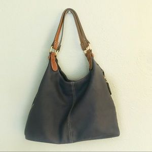 Merona blue tote bag